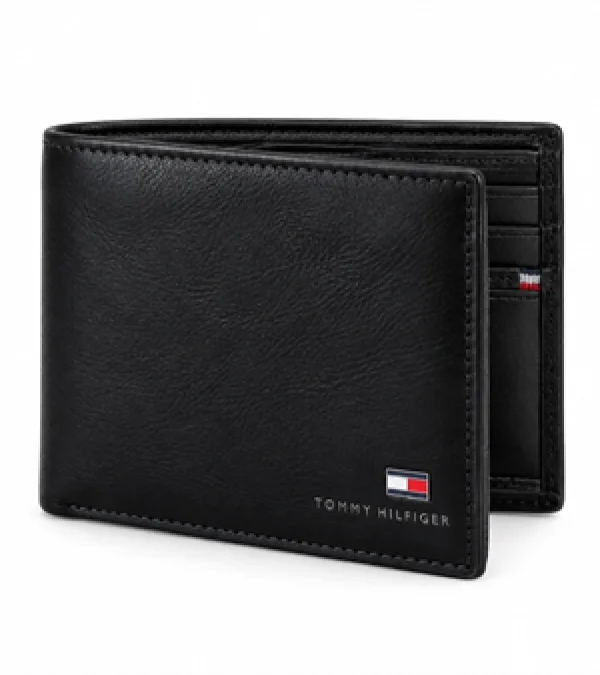 Tommy Hilfiger Classic Black Leather Wallet